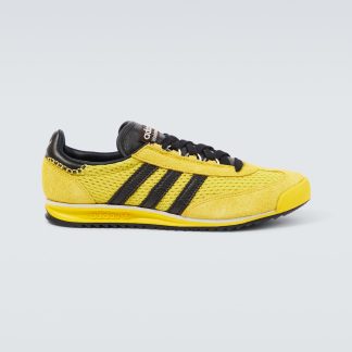 acheter du luxe Adidas x Wales Bonner SL76 baskets en cuir jaune