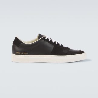 acheter du luxe Common Projects Baskets BBall Duo en cuir et daim marron