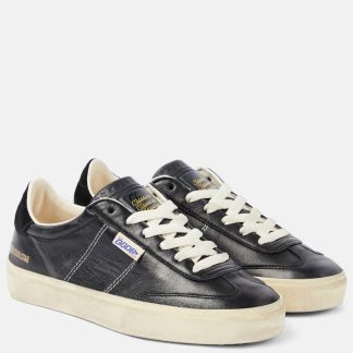 acheter du luxe Golden Goose Baskets en cuir Soul-Star noir