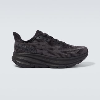 acheter du luxe Hoka One One Baskets Clifton 9 noires