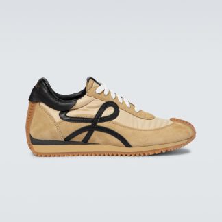 acheter du luxe Loewe Baskets Flow Runner marron