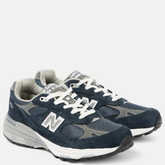 acheter du luxe New Balance Made USA 993 baskets en daim bleu