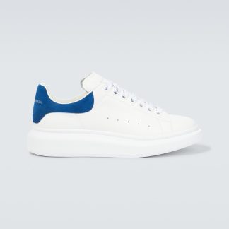 acheter un designer Alexander McQueen Baskets oversize en cuir blanc