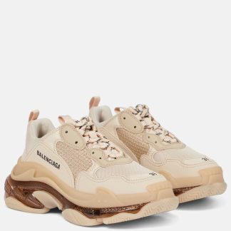 acheter un designer Balenciaga Baskets Triple S beige