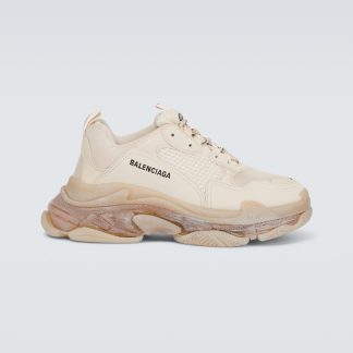 acheter un designer Balenciaga Baskets Triple S blanches