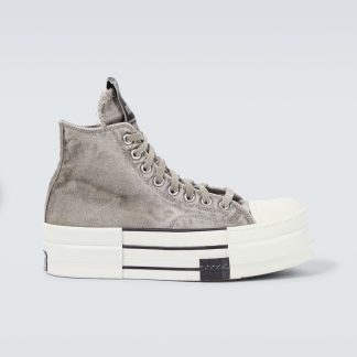 acheter un designer DRKSHDW by Rick Owens x Converse DBL DRKSTAR Chuck 70 baskets grises