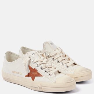 acheter un designer Golden Goose Baskets en cuir V-Star 2 blanches