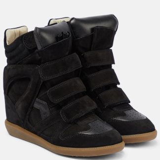 acheter un designer Isabel Marant Baskets en daim Bekett noires