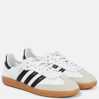 créateur de contrefaçons Adidas Baskets en cuir Samba multicolores