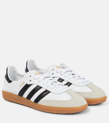 créateur de contrefaçons Adidas Baskets en cuir Samba multicolores