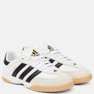 créateur de mode Adidas Baskets en cuir Samba Millenium blanc