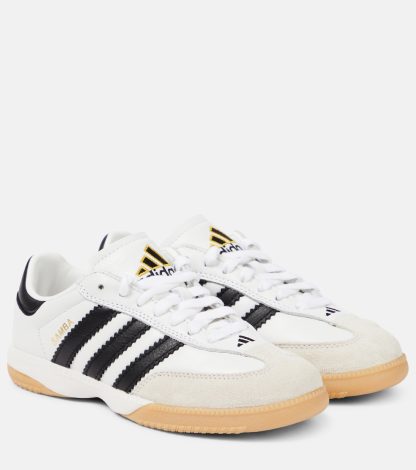 créateur de mode Adidas Baskets en cuir Samba Millenium blanc