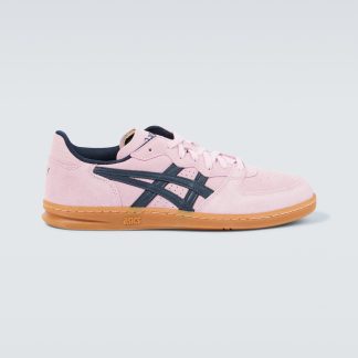 créateur de mode Asics x Hay Skyhand OG baskets en cuir rose