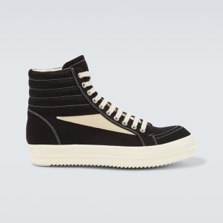 créateur de mode DRKSHDW by Rick Owens Baskets en toile noires