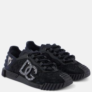 créateur de mode Dolce & Gabbana Baskets logo noir