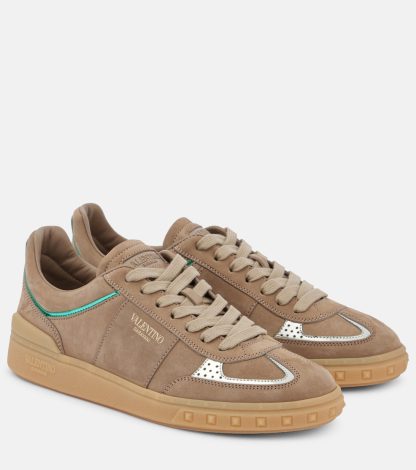 créateur de mode Valentino Garavani Baskets en cuir Upvillage marron