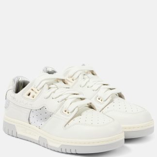 créateur en gros Acne Studios Baskets basses en cuir blanc