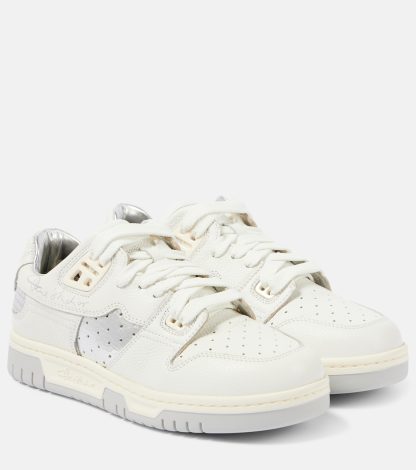 créateur en gros Acne Studios Baskets basses en cuir blanc