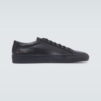 créateur en gros Common Projects Baskets basses Achilles Original noires