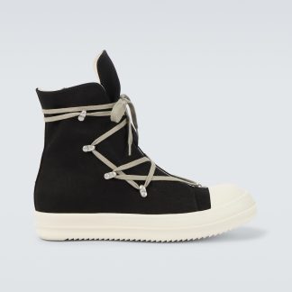 créateur en gros DRKSHDW by Rick Owens Hexa Sneaks - Baskets en toile - noir