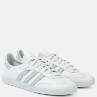 designer bon marché Adidas Baskets en cuir Samba Decon blanc