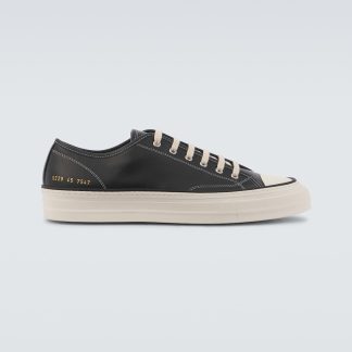 designer bon marché Common Projects Baskets Tournament en cuir noir