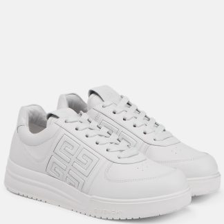 designer bon marché Givenchy Baskets basses en cuir G4 blanches