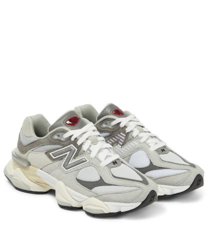 designer bon marché New Balance 9060 sneakers en daim gris