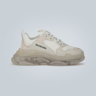 designer de haute qualité Balenciaga Baskets Triple S Clear Sole blanches