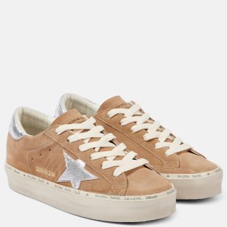 designer de haute qualité Golden Goose Baskets Hi-Star en daim marron