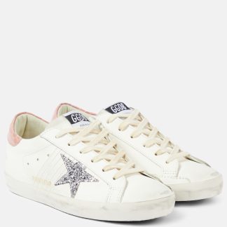 designer de haute qualité Golden Goose Baskets Super-Star en cuir blanc