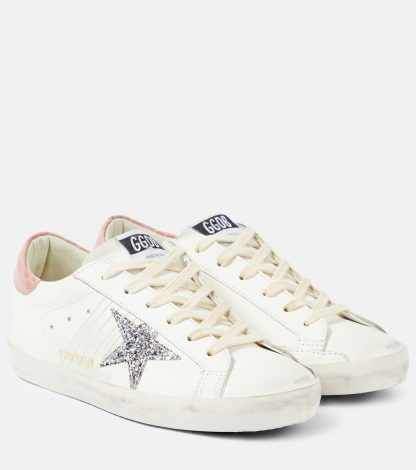 designer de haute qualité Golden Goose Baskets Super-Star en cuir blanc