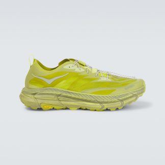 designer de haute qualité Hoka One One x Satisfy Mafate Speed 4 Lite sneakers jaune