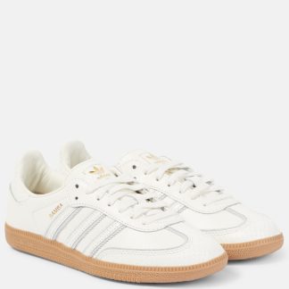 faux luxe Adidas Baskets en cuir Samba OG blanc