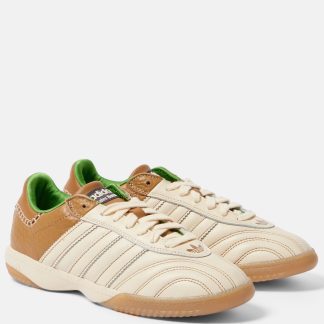 faux luxe Adidas x Wales Boner Samba baskets en cuir beige