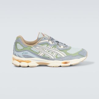 faux luxe Asics Gel-NYC - Baskets en daim vertes