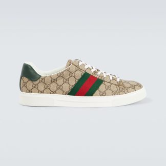 faux luxe Gucci Baskets Ace GG Supreme multicolores