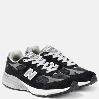 faux luxe New Balance 993 baskets en daim noir