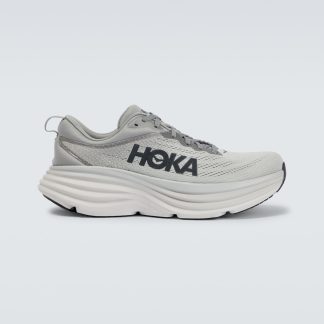 haute qualité luxe Hoka One One Chaussures de course Bondi 8 gris