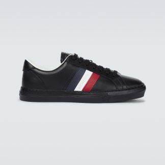 haute qualité luxe Moncler New Monaco sneakers noir