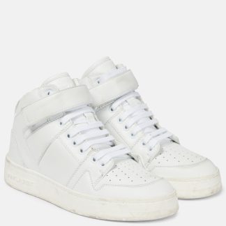 haute qualité luxe Saint Laurent Baskets LAX en cuir blanc