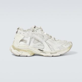 luxe bon marché Balenciaga Baskets Runner blanches