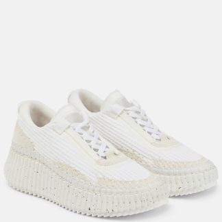 luxe bon marché Chloé Baskets Nama blanches