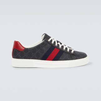 luxe bon marché Gucci Gucci Ace GG sneakers noir