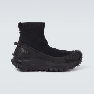 luxe bon marché Moncler Baskets Trailgrip Knit noires