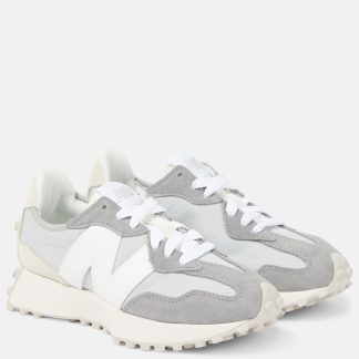 luxe bon marché New Balance 327 baskets en daim gris