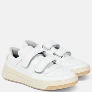 mode luxe Acne Studios Baskets en cuir Steffey blanc