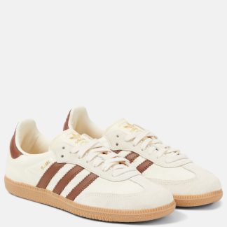 mode luxe Adidas Baskets en cuir Samba OG blanc