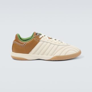 mode luxe Adidas x Wales Bonner Samba baskets en cuir beige