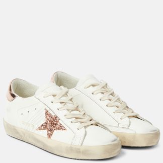 mode luxe Golden Goose Baskets en cuir Super-Star multicolores